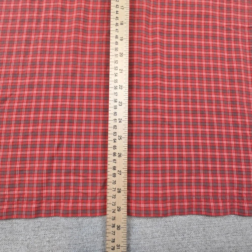 The North Face Red Plaid‎ Short Sleeve Shirt Men's XL Button Up Active Outdoors